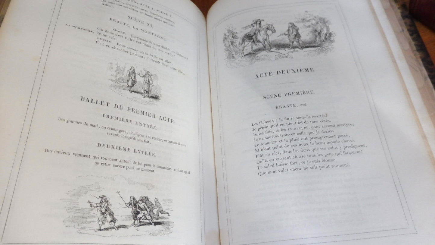 Oeuvres de Molière 1835 2/2 illus. Johannot