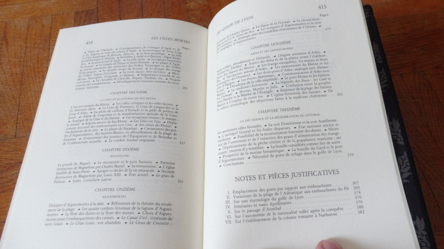Les Villes mortes du Golfe du Lyon (Ch. Lanthéric) 1989 JEAN DE BONNOT