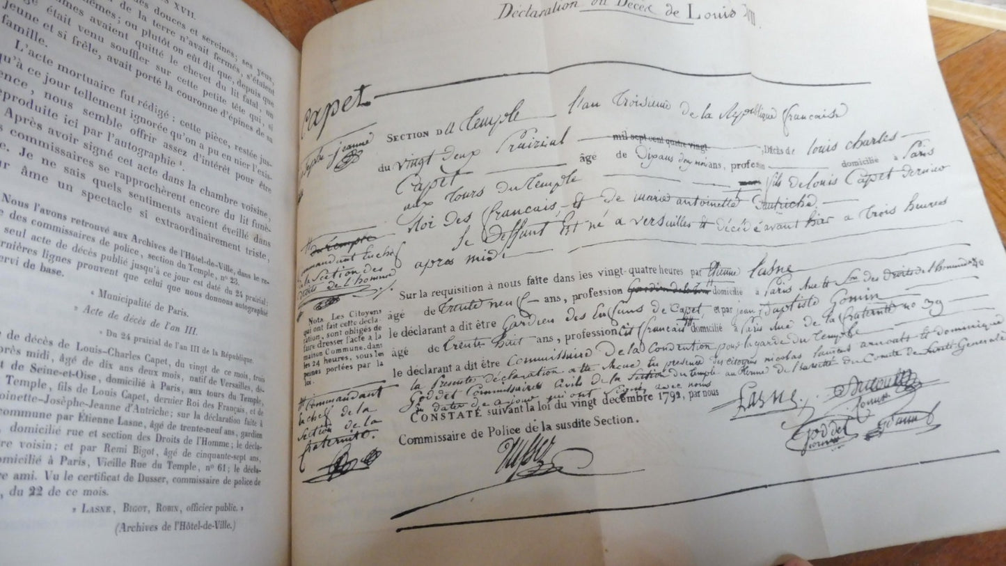 Louis XVII. Sa vie. Son agonie. Sa mort (M. A. De Beauchesne) 1852 2/2