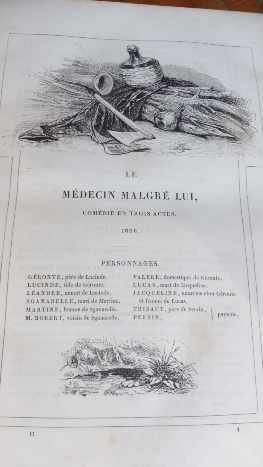 Oeuvres de Molière 1835 2/2 illus. Johannot
