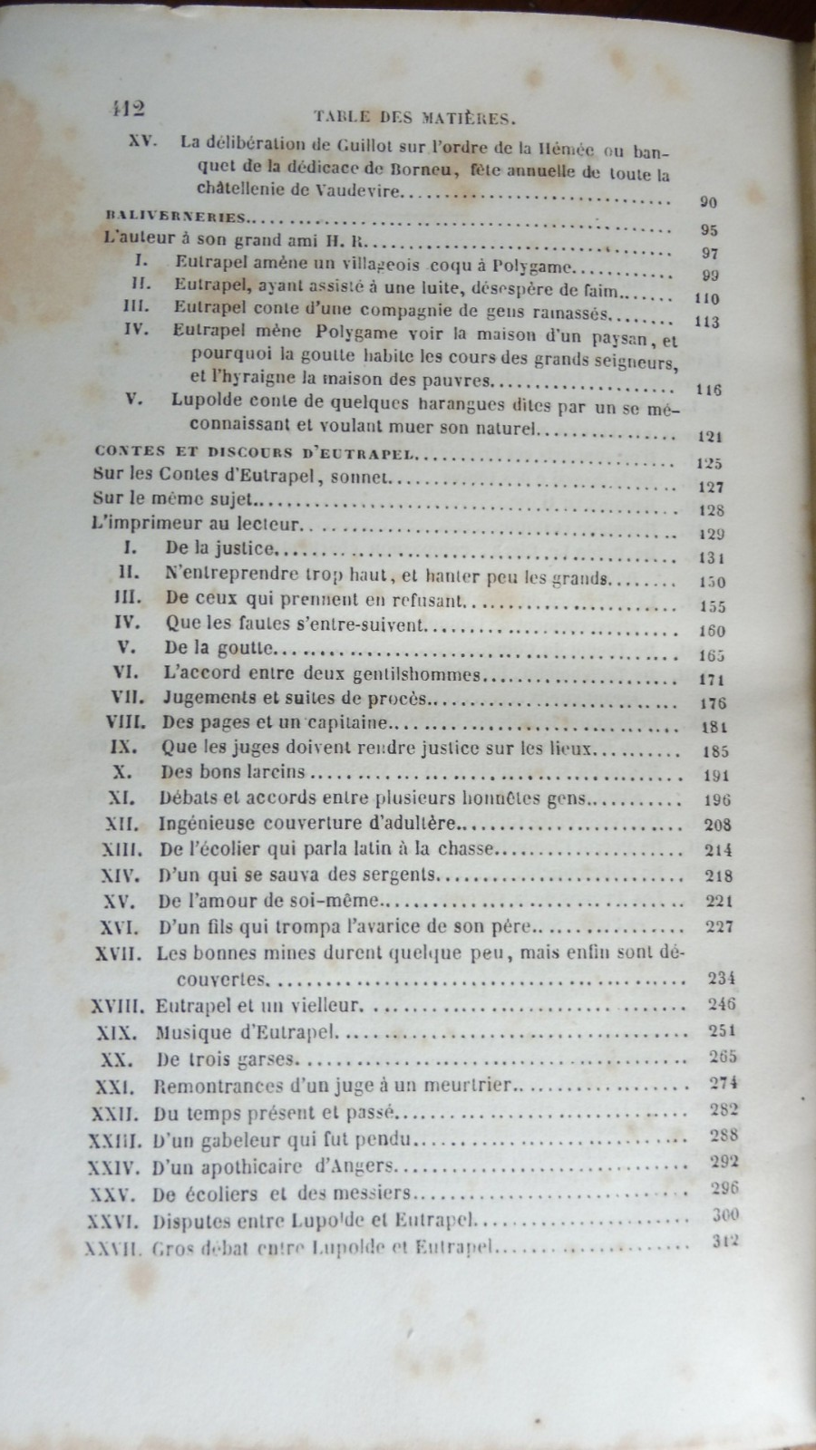 Propos rustiques (Noël Du Fail) 1842