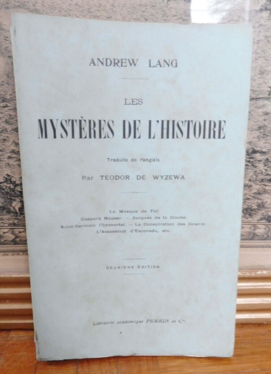 Les Mystères de l'Histoire (Andrew Lang) 1907