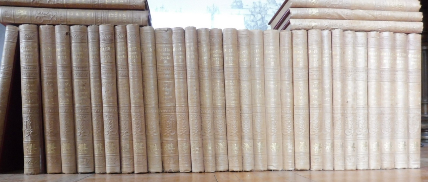 Goethes fämlische Werke s.d. 36 vol.