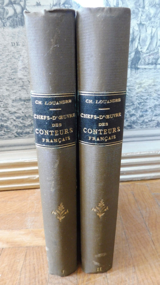 Chefs-d'oeuvre des conteurs français (Ch. Louandre) 1874 2 vol.