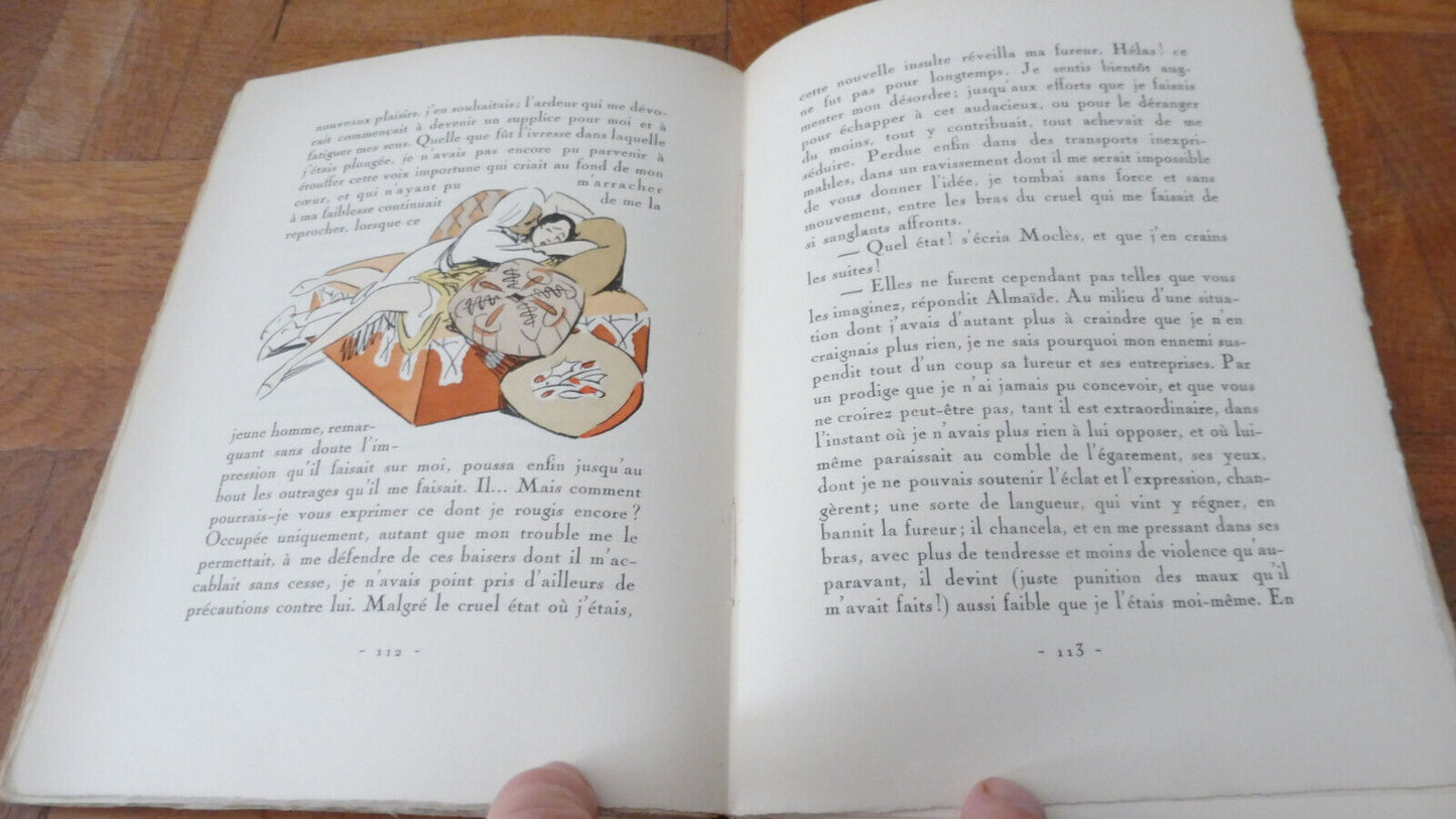 Le Sopha (Crébillon fils) 1933 illus. Carlègle VELIN NUMEROTE CURIOSA