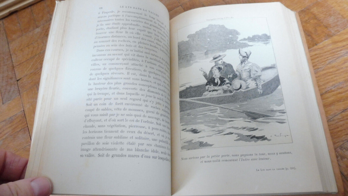 Le Lys dans la vallée (Balzac) 1900 illus. Toudouze