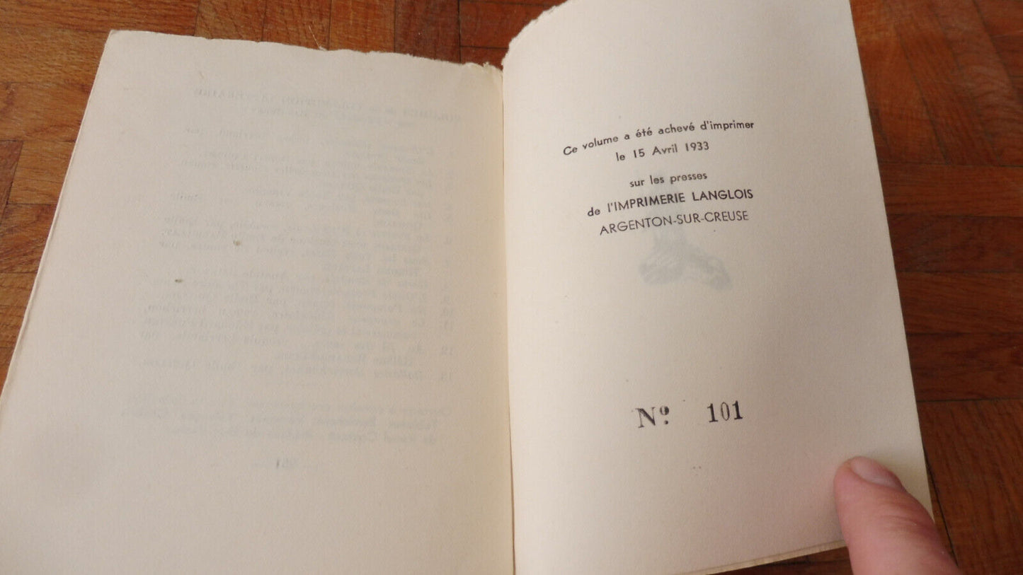 Ballades berrichonnes (Emile Guillon) 1933 illus. Berniguet NUMEROTE