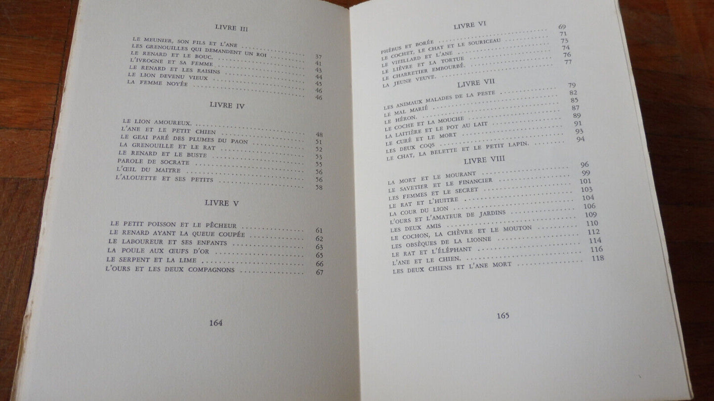 Fables choisies de La Fontaine 1948 illus. Ferrand