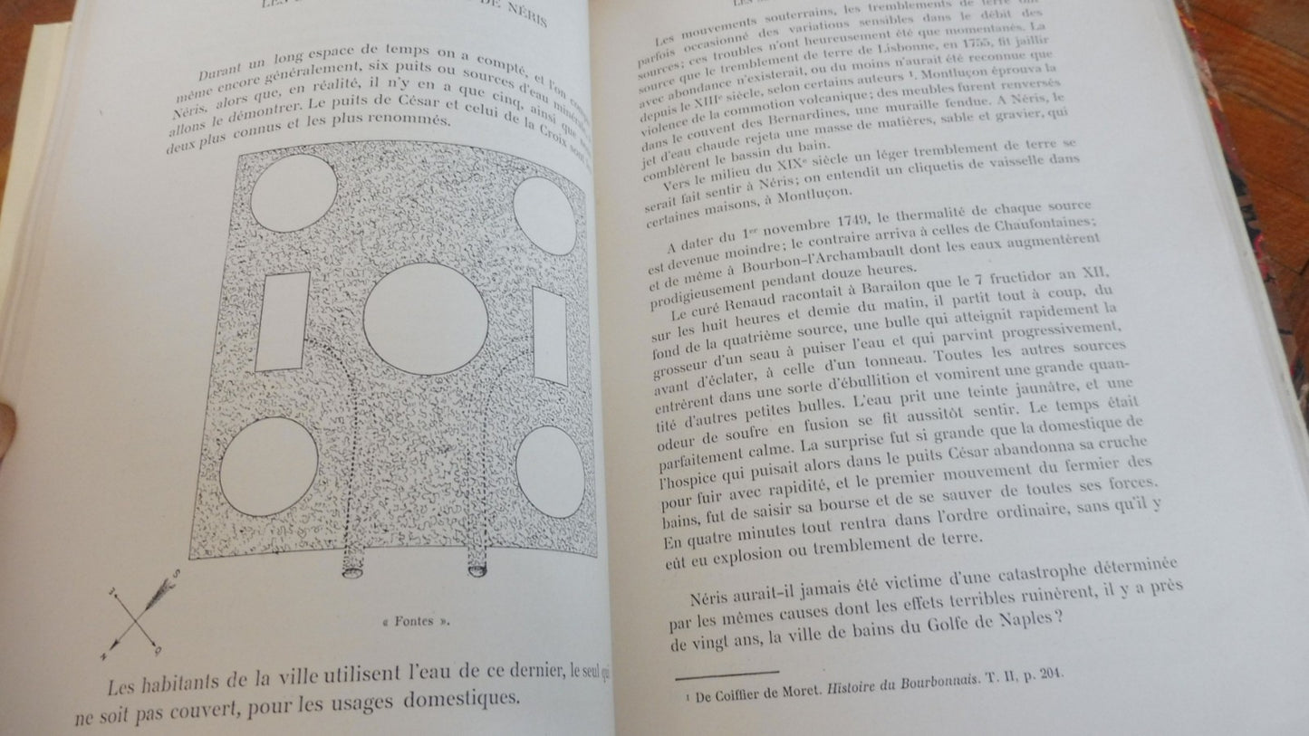 Néris capitale des Gaules. Les Eaux de beauté (Moreau de Néris) 1902