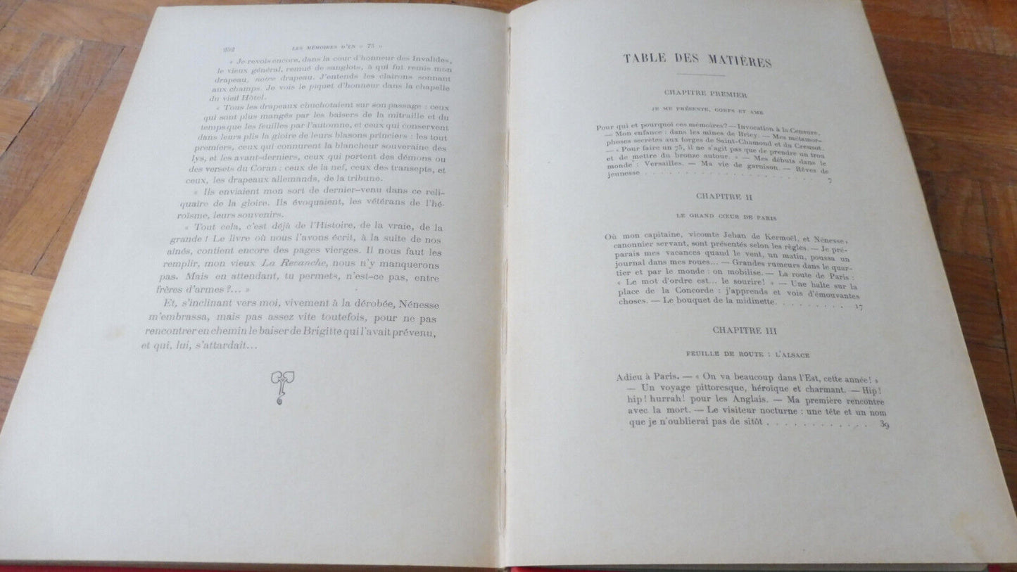 Mémoires d'un 75" (André Tudesq) s.d. illus. Comte