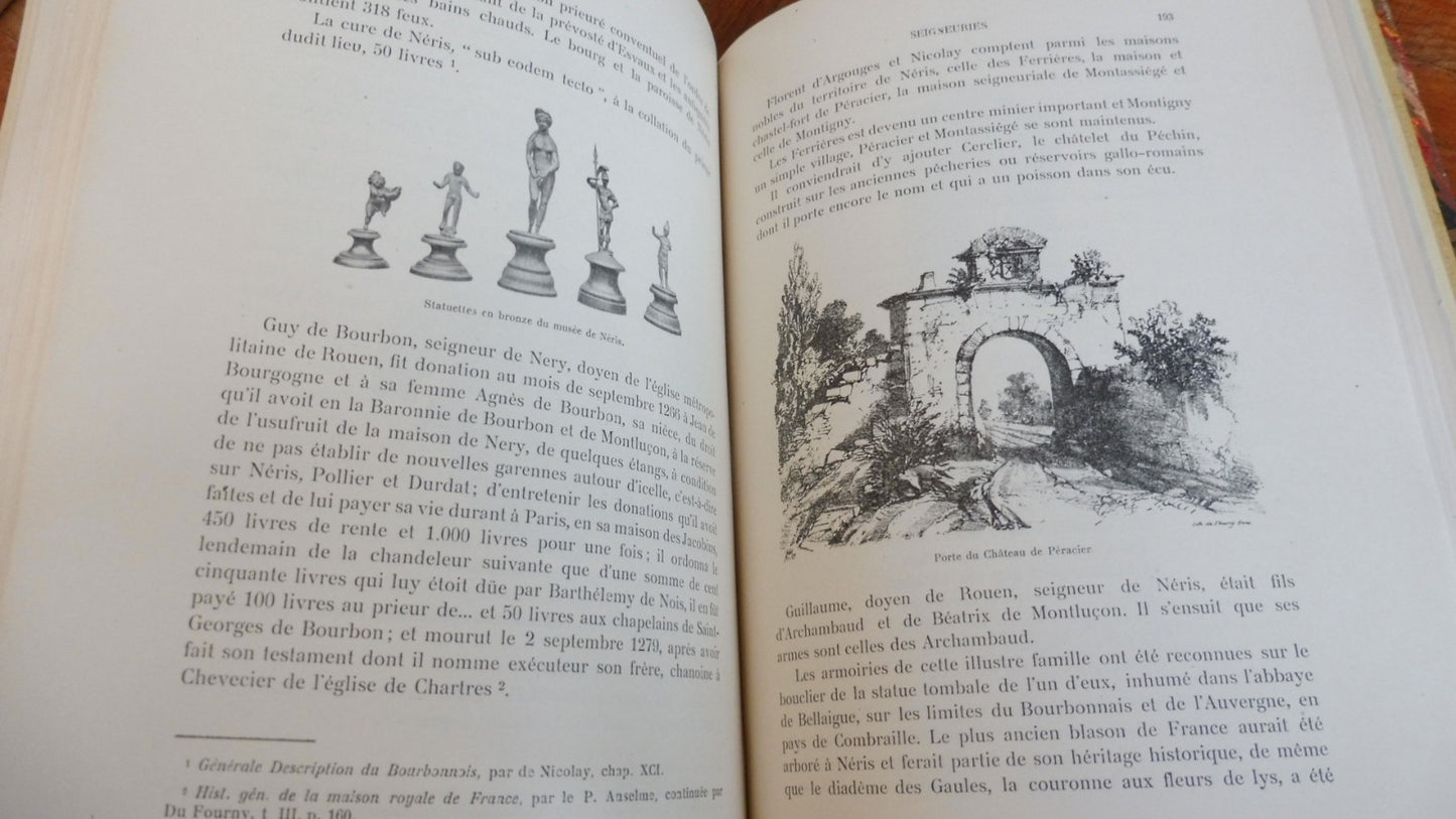 Néris capitale des Gaules. Les Eaux de beauté (Moreau de Néris) 1902