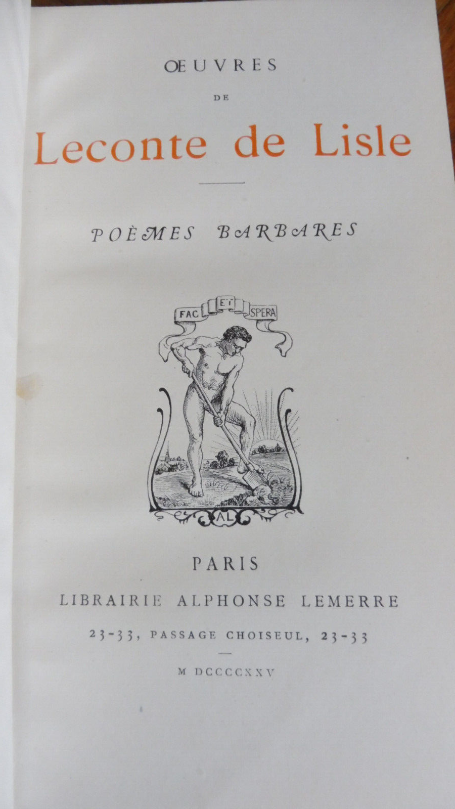 Poèmes barbares (Leconte de Lisle) 1925