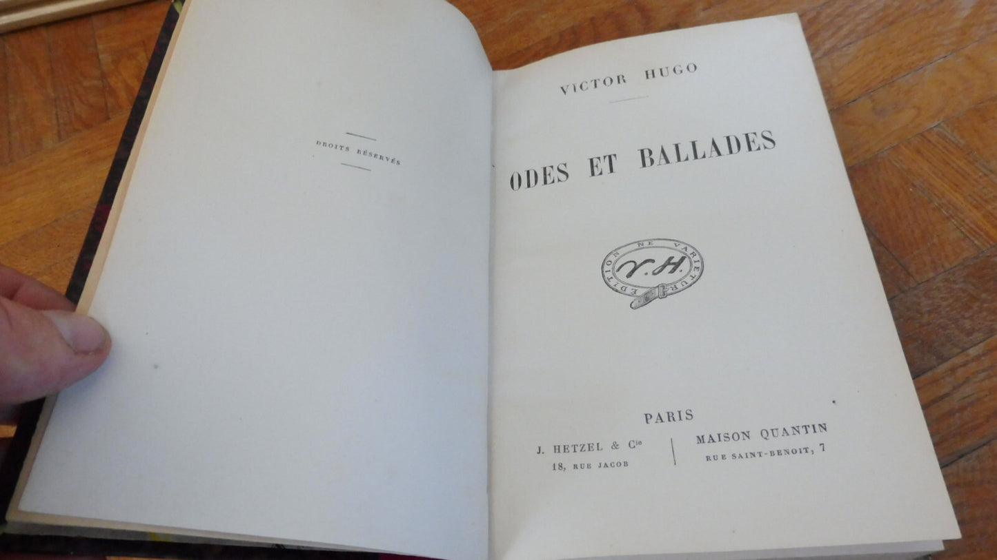 Odes et ballades (Victor Hugo) s.d.