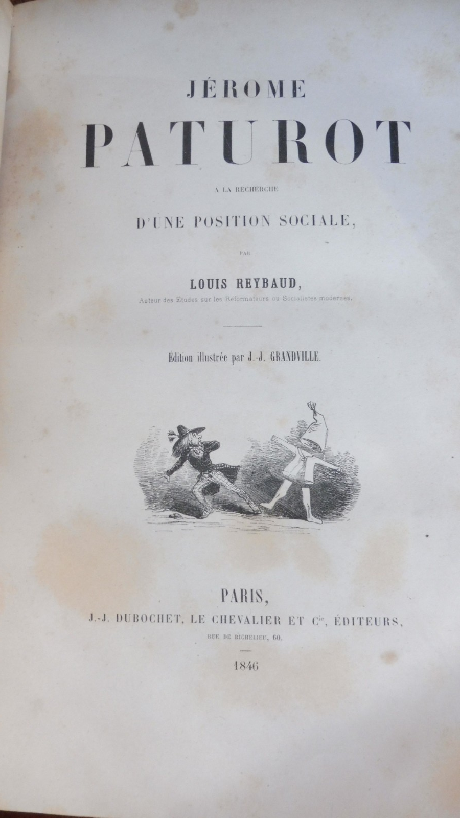 Jérôme Paturot (Louis Reybaud) 1846 illus. Grandville