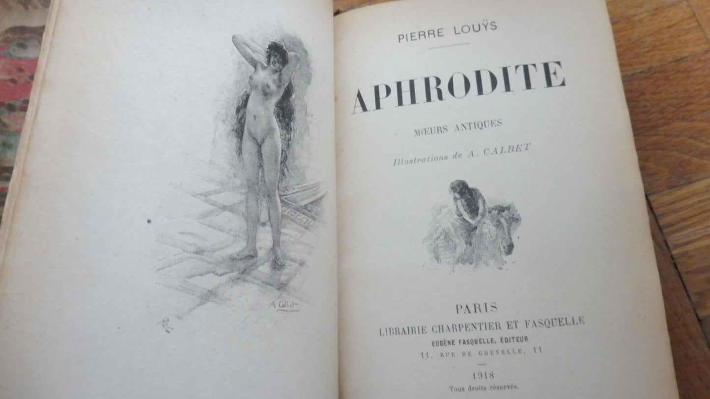 Aphrodite (Pierre Louys) 1918 illus. Calbet