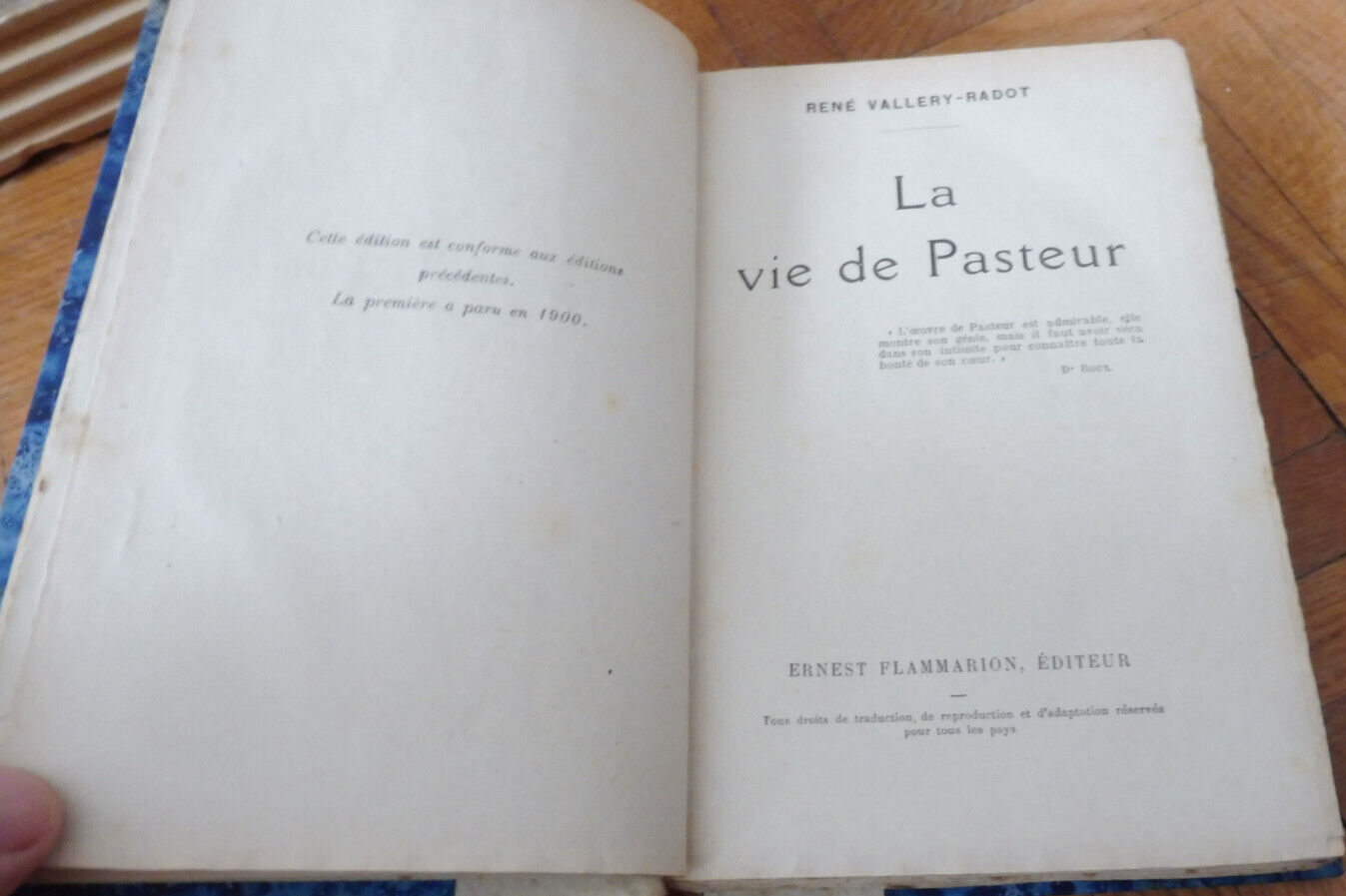 La Vie de Pasteur (René Vallery-Radot) 1935