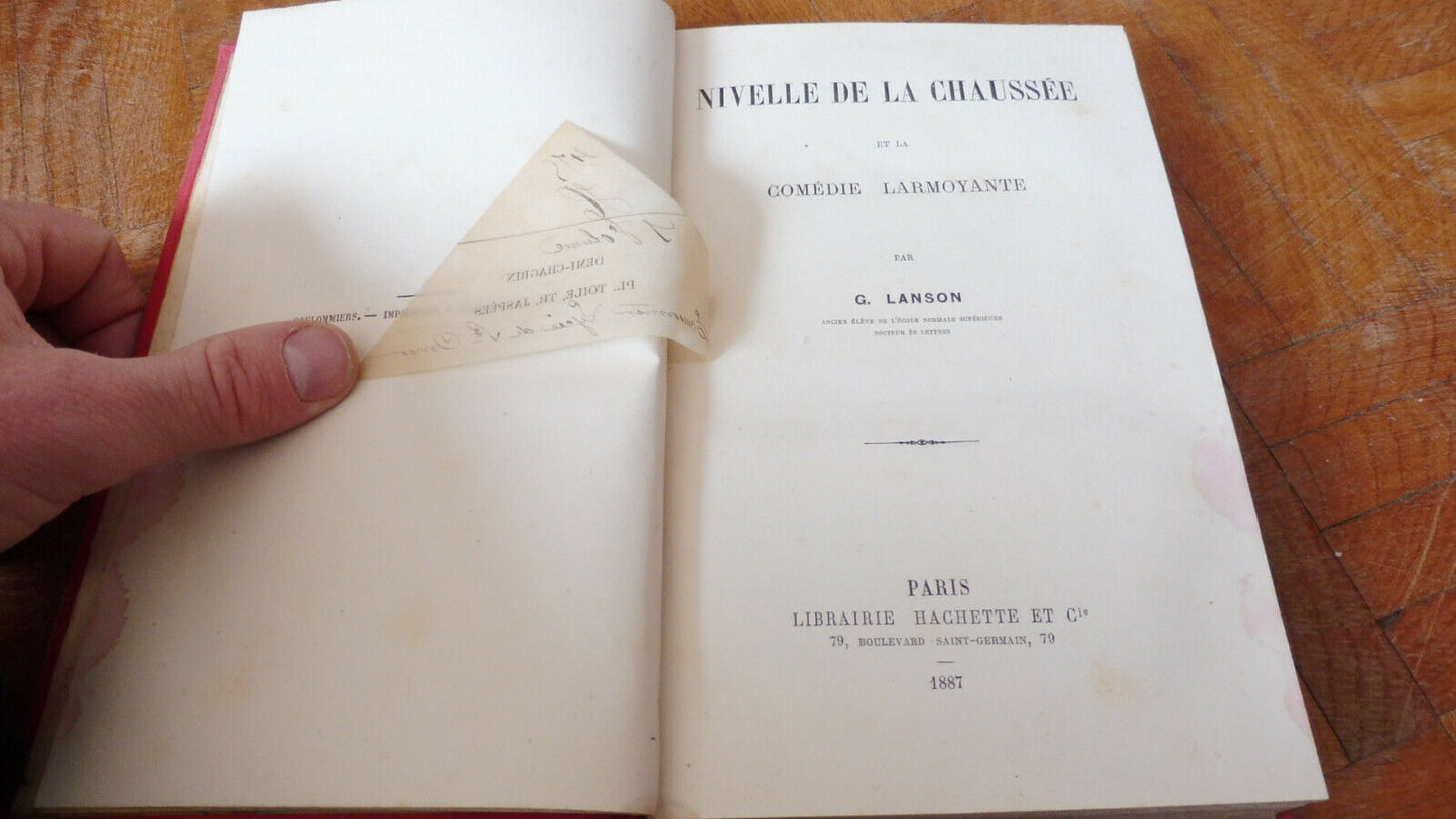 Nivelle de La Chaussée (G. Lanson) 1887
