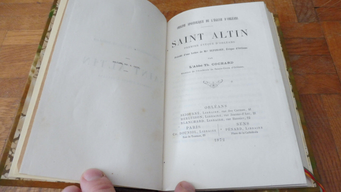 Saint Altin, premier évêque d'Orléans (Th. Cochard) 1872