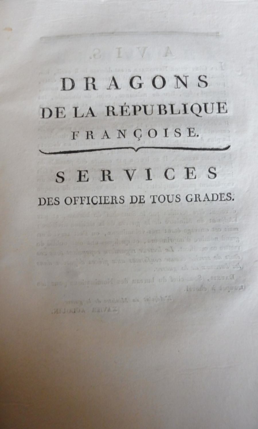 Les Hussards et les Dragons de la République Française c.a. 1793