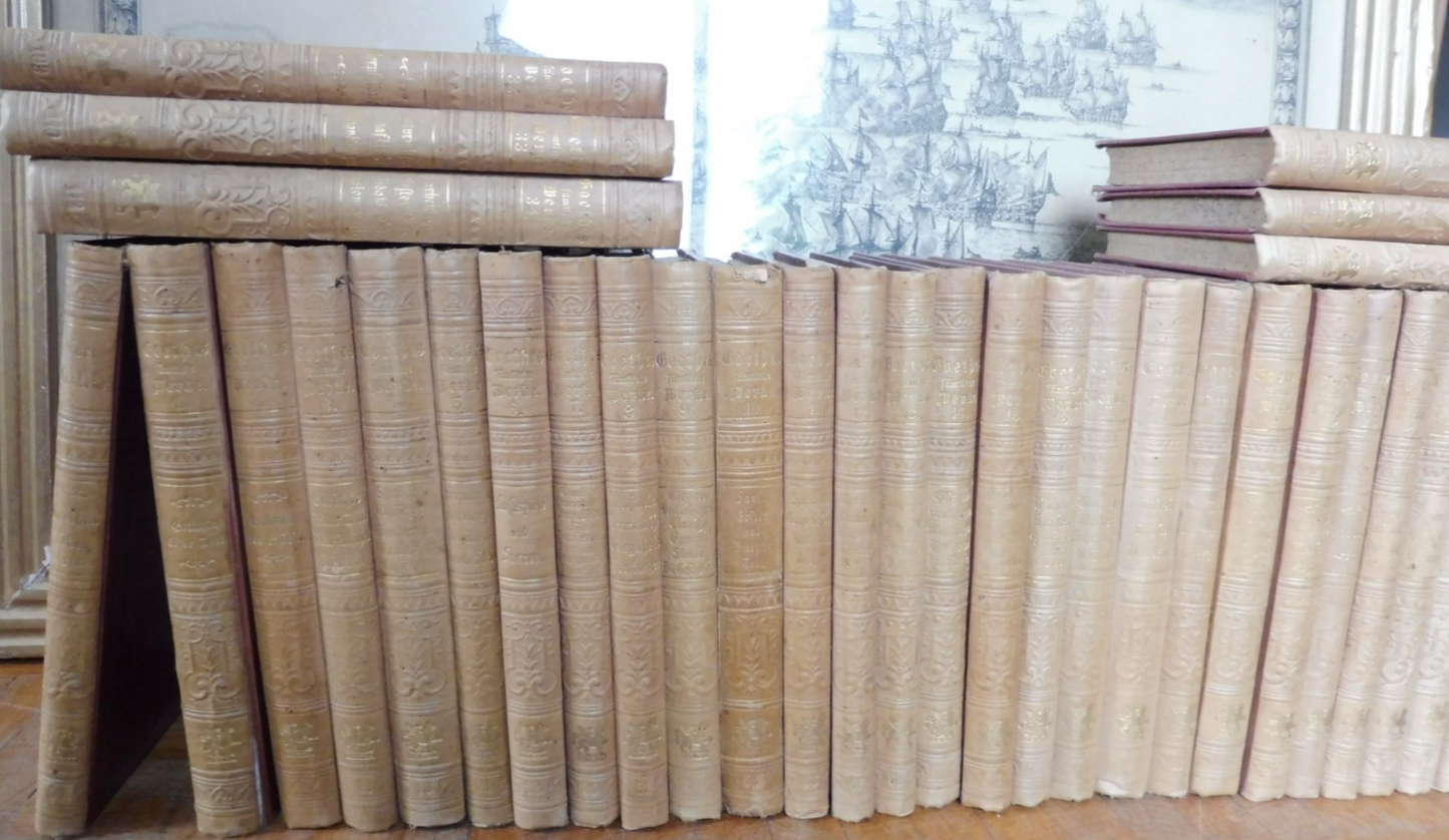 Goethes fämlische Werke s.d. 36 vol.