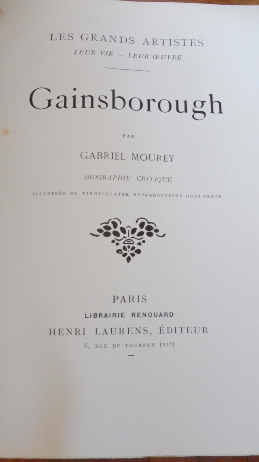 Fragonard, Gainsborough, Rubben, Watteau (Mauclair) c.a. 1904 4 tomes en 1 vol.