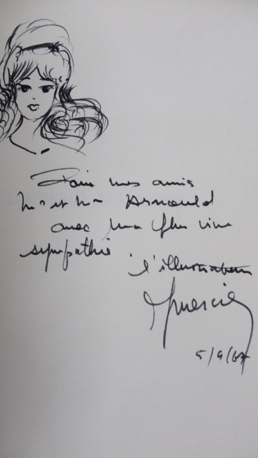 Lambeaux d'amours (Moïse Magnien) 1963 illus. Mercier ENVOI