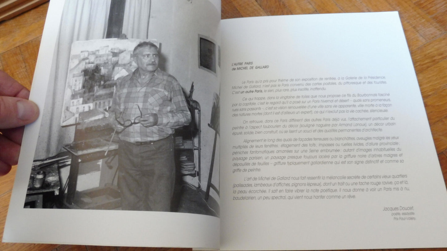 Michel de Gallard. Un autre Paris (Galerie de la Présidence) s.d.