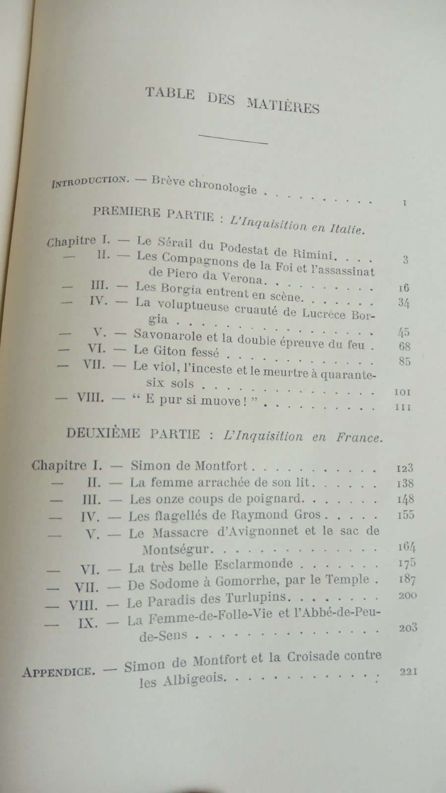 Histoire anecdotique de l'Inquisition en Italie et en France (Edmond Cazal) 1924