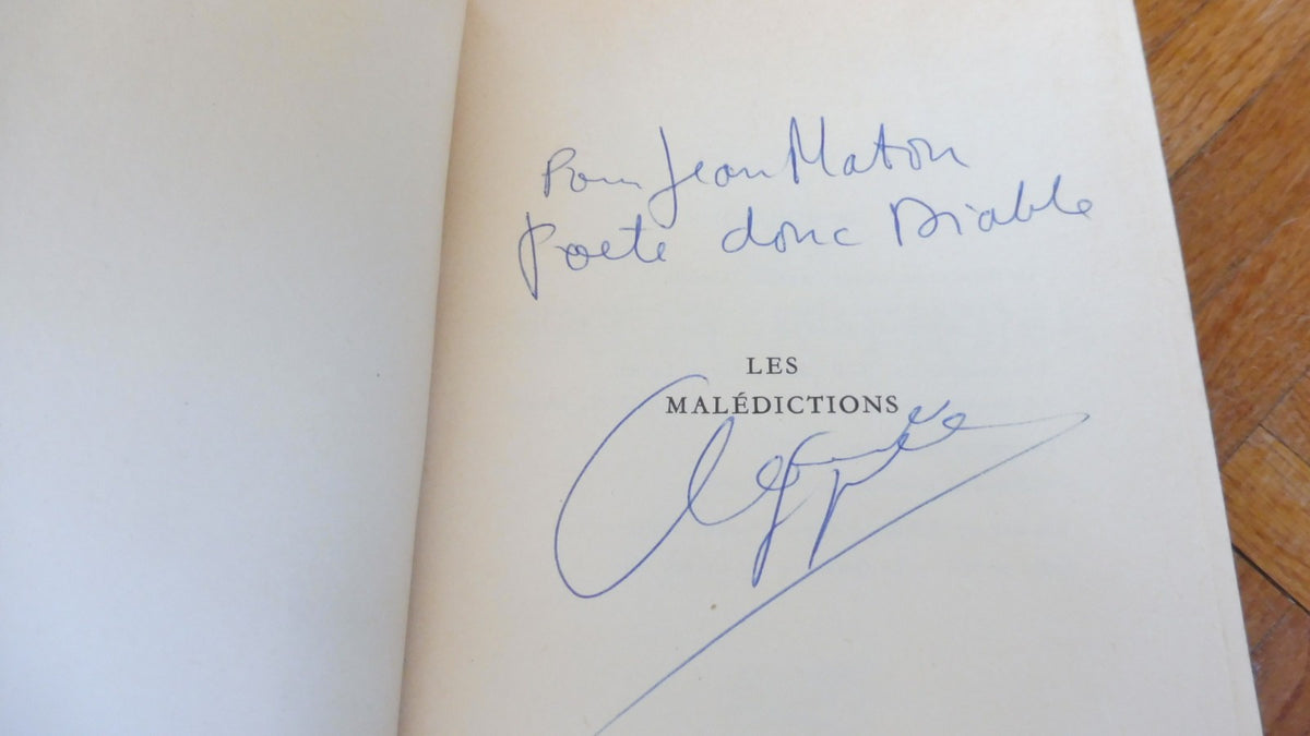 Les Malédictions (Claude Seignolle) 1963 FANTASTIQUE EO ENVOI
