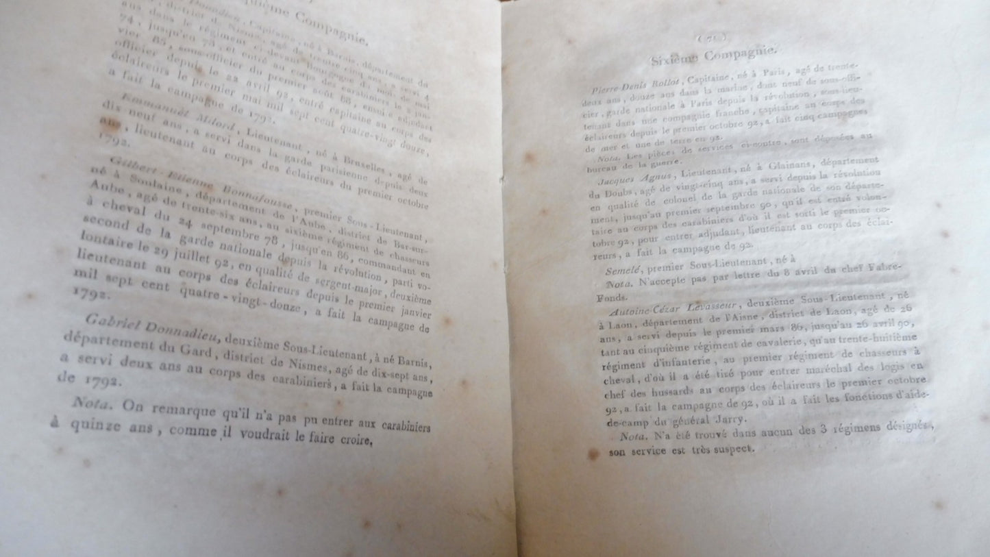 Les Hussards et les Dragons de la République Française c.a. 1793