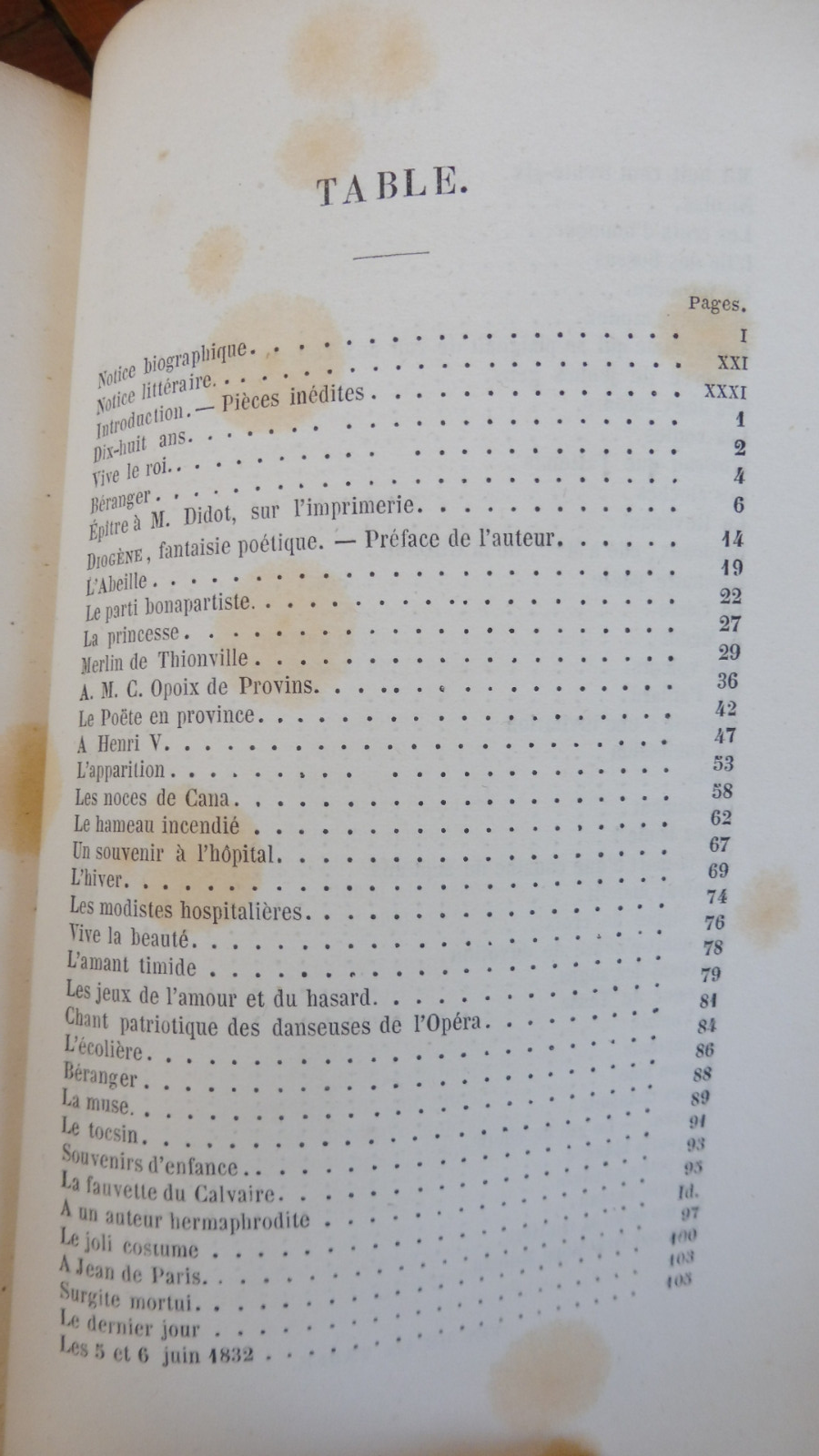 Le Myosotis (Hégésippe Moreau) 1851