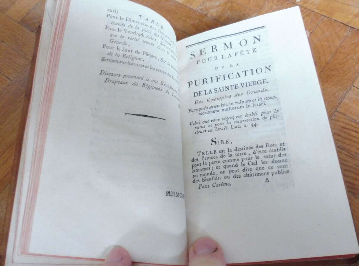 Sermons de Massillon. Petit Carême 1804