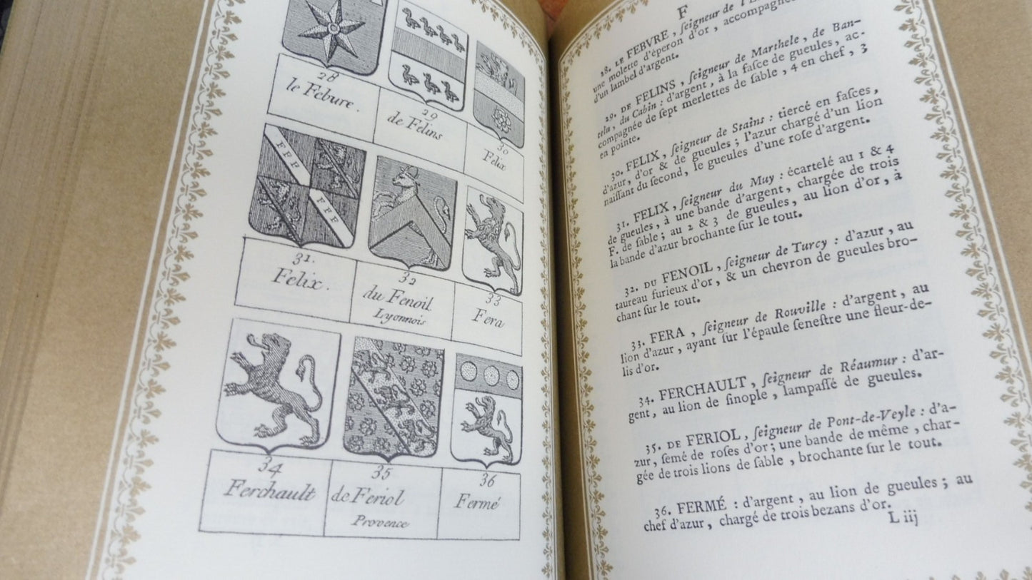 Armorial des principales maisons du royaume (Dubuisson) 1987 JEAN DE BONNOT