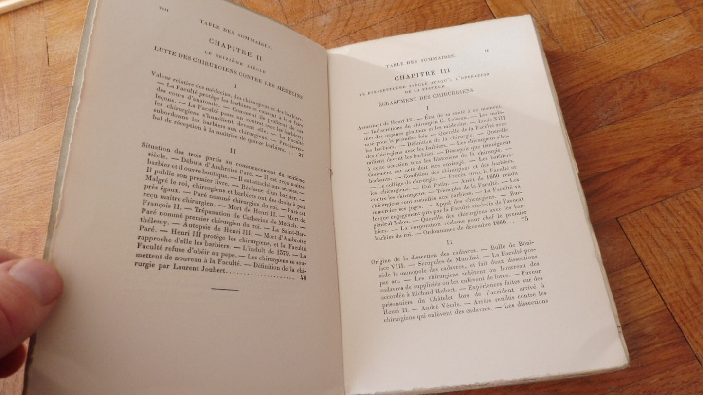 La Vie privée d'autrefois. Les chirurgiens (Alfred Franklin) 1893