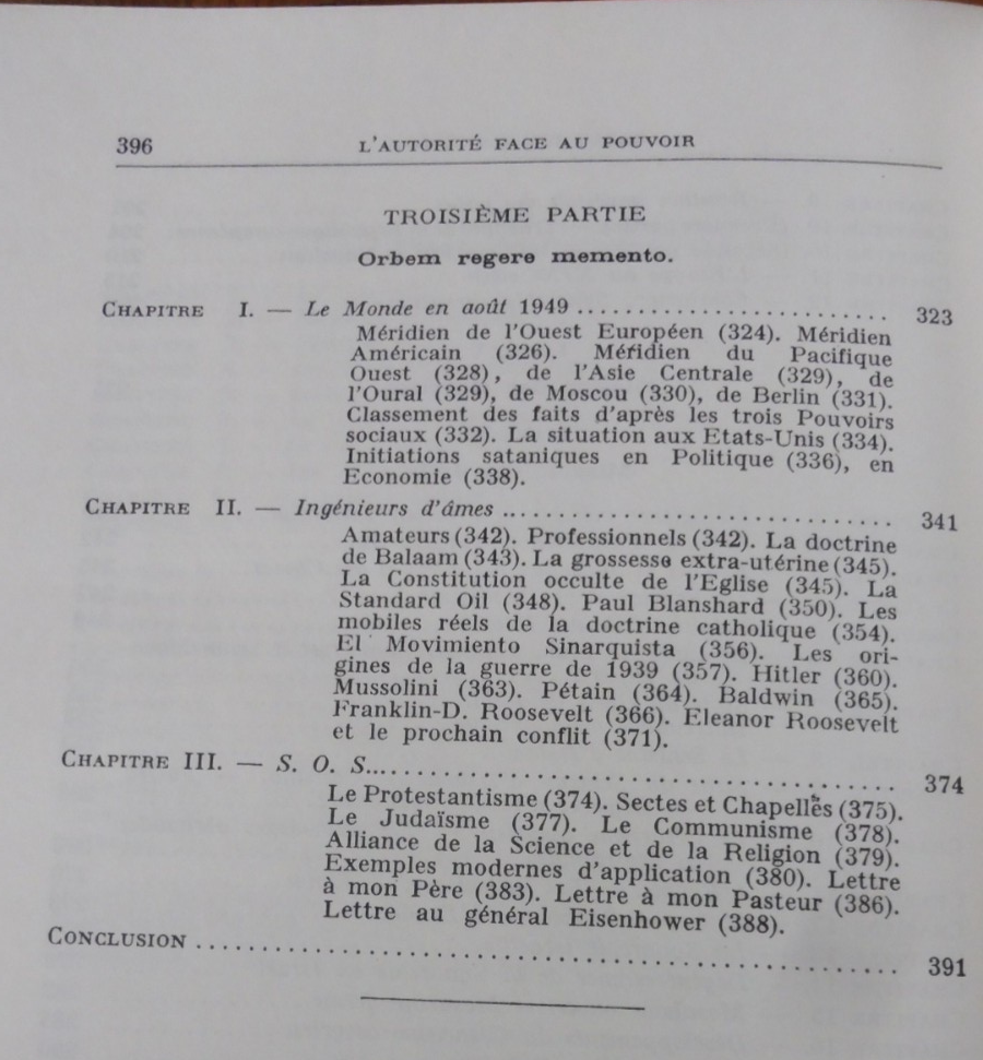 La Synarchie. L'autorité face au pouvoir (Jacques Weiss) 1967