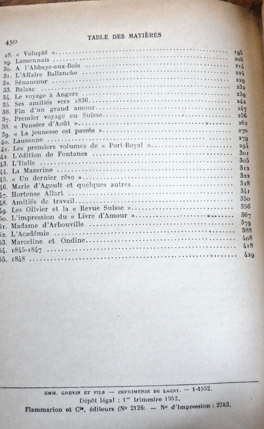 Sainte-Beuve (André Billy) 1952 2/2