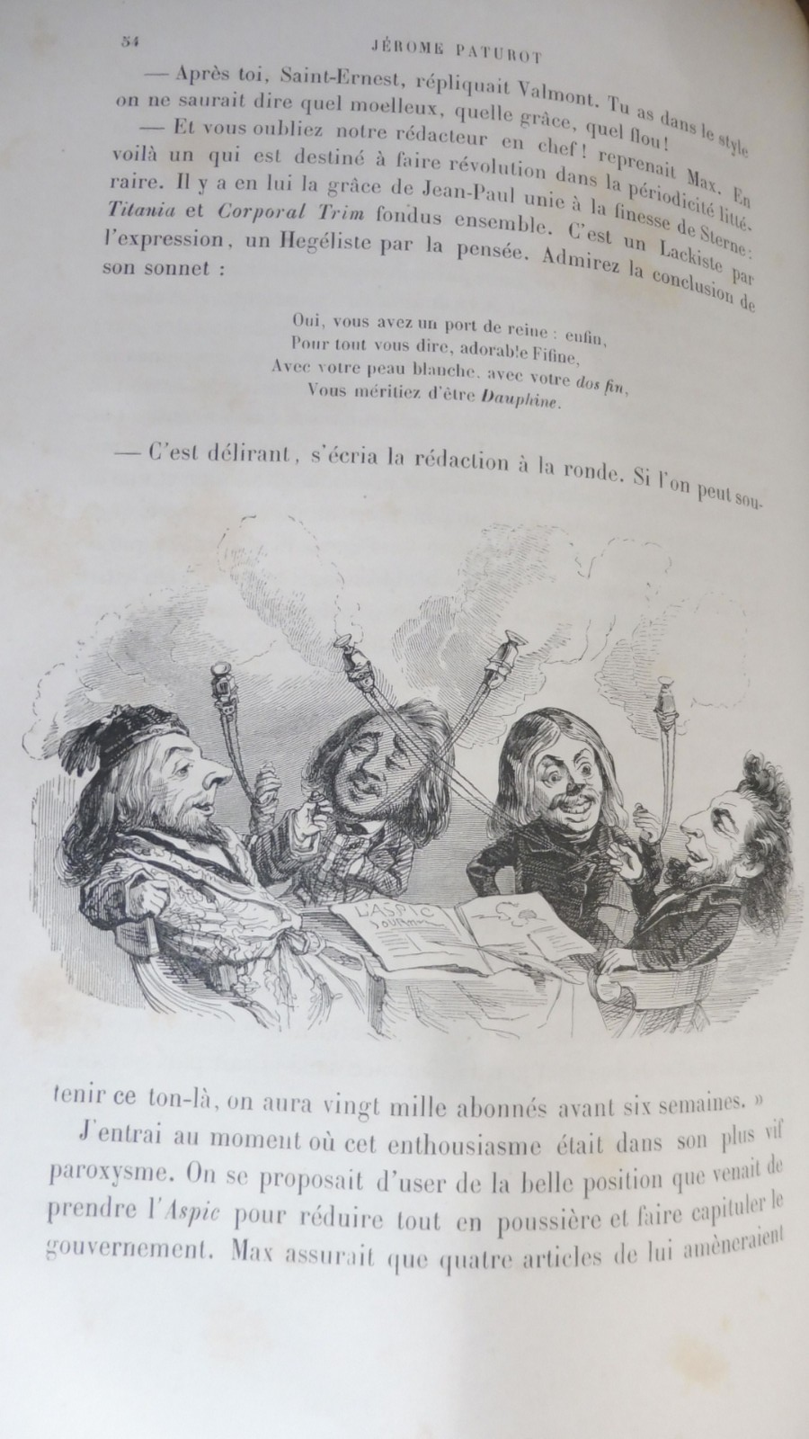 Jérôme Paturot (Louis Reybaud) 1846 illus. Grandville