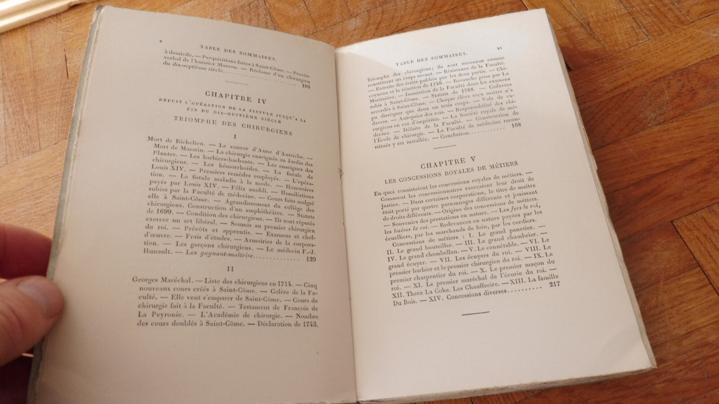 La Vie privée d'autrefois. Les chirurgiens (Alfred Franklin) 1893