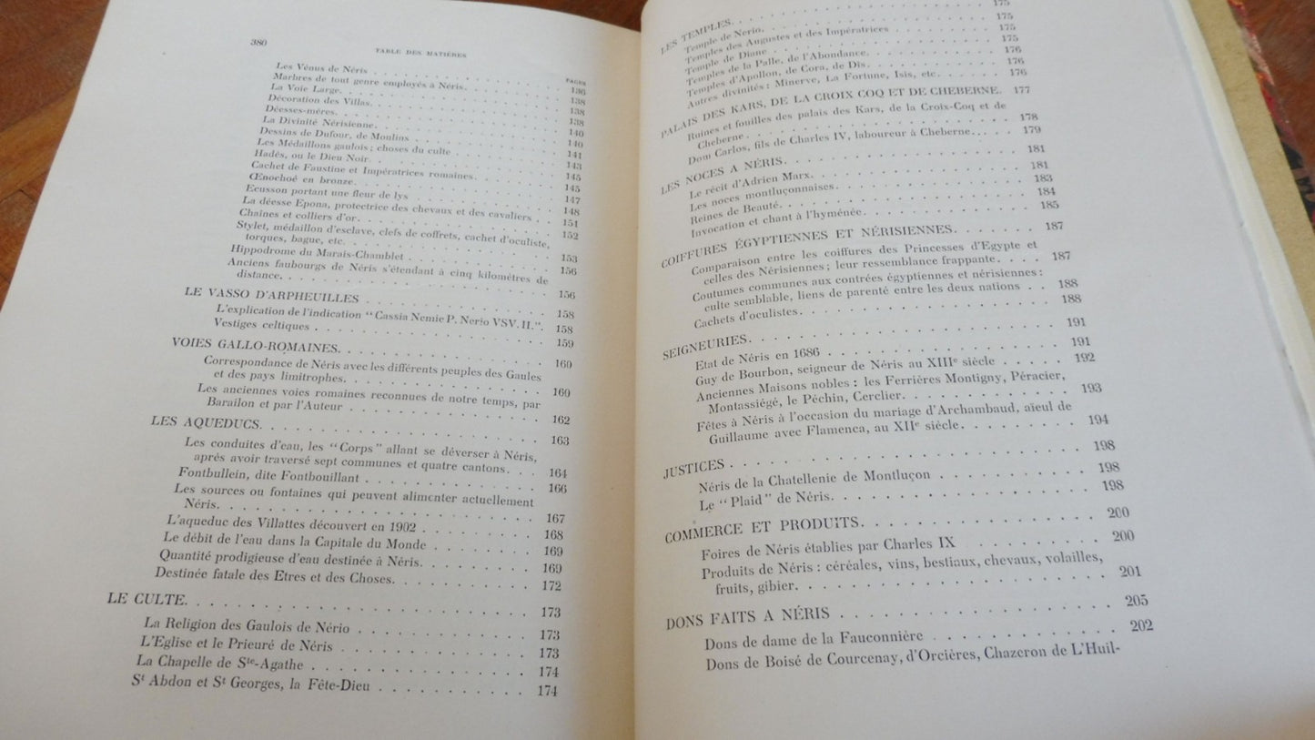 Néris capitale des Gaules. Les Eaux de beauté (Moreau de Néris) 1902