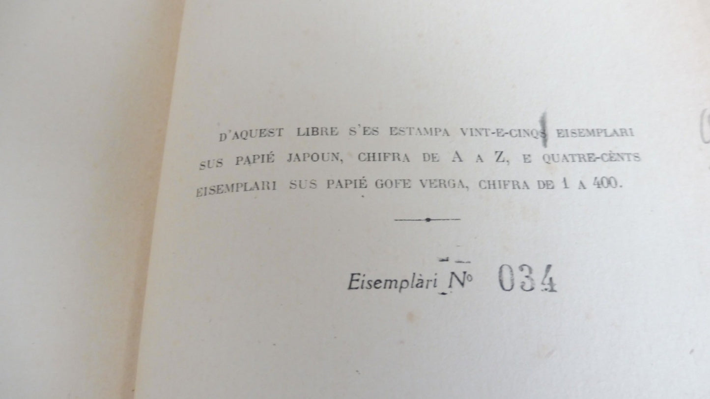 Prouvenço, luen de tu... (Albert Trouchet) 1933 NUMEROTE EO