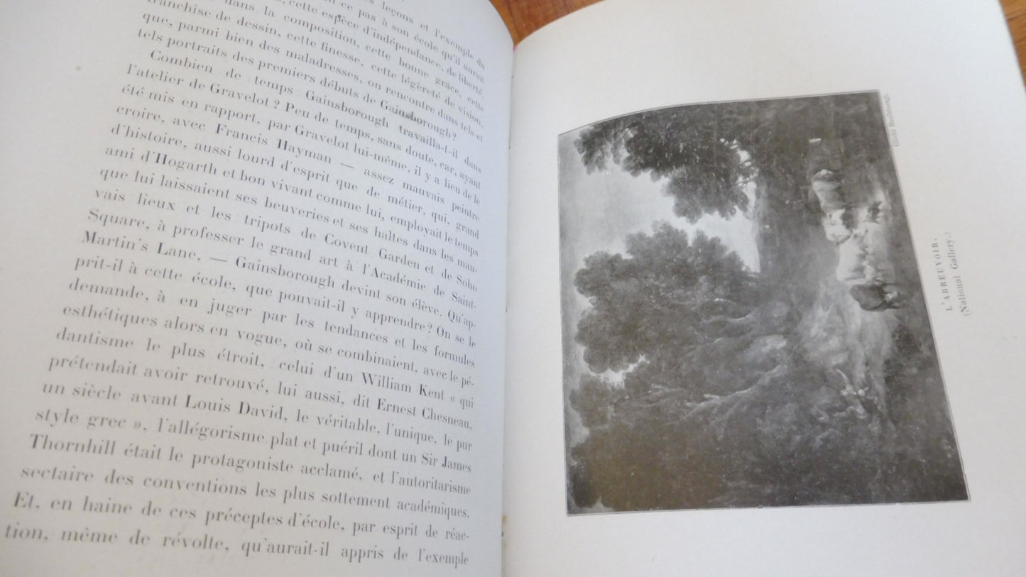 Fragonard, Gainsborough, Rubben, Watteau (Mauclair) c.a. 1904 4 tomes en 1 vol.
