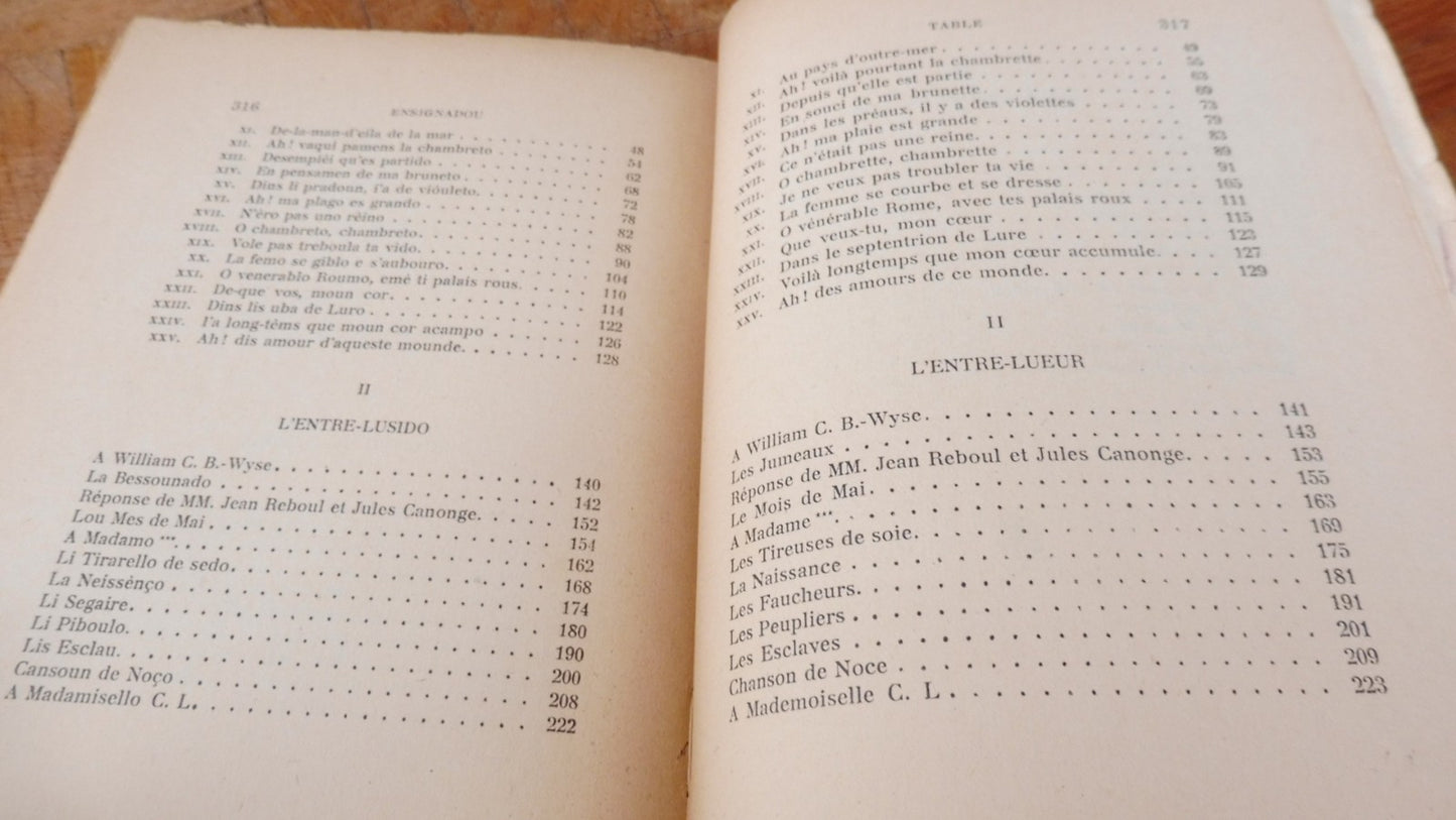 La Grenade. La Miougrano (Teodor Aubanel) s.d. bilingue français / provençal
