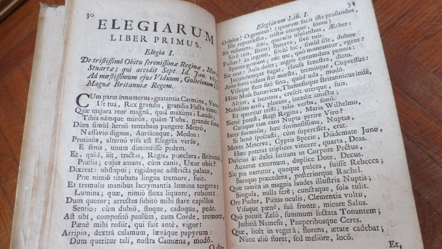 Gulielmi Hornii Poematum ad Gulielmum III (Wilhelm Horn) 1717