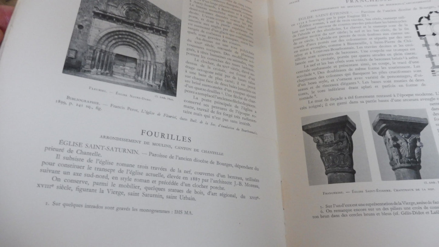 Les Eglises de France. Allier (Génermont & Pradel) 1938