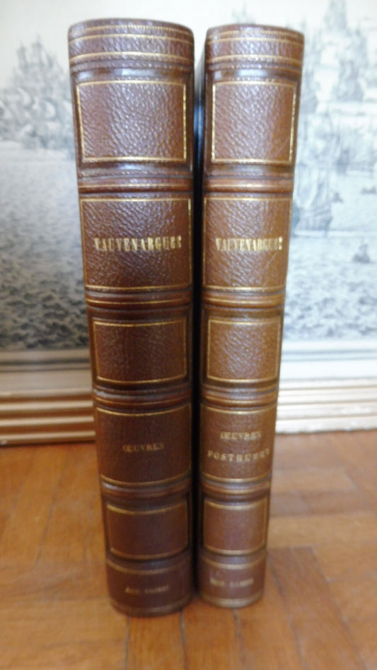 Oeuvres de Vauvenargues 1857 2 vol.