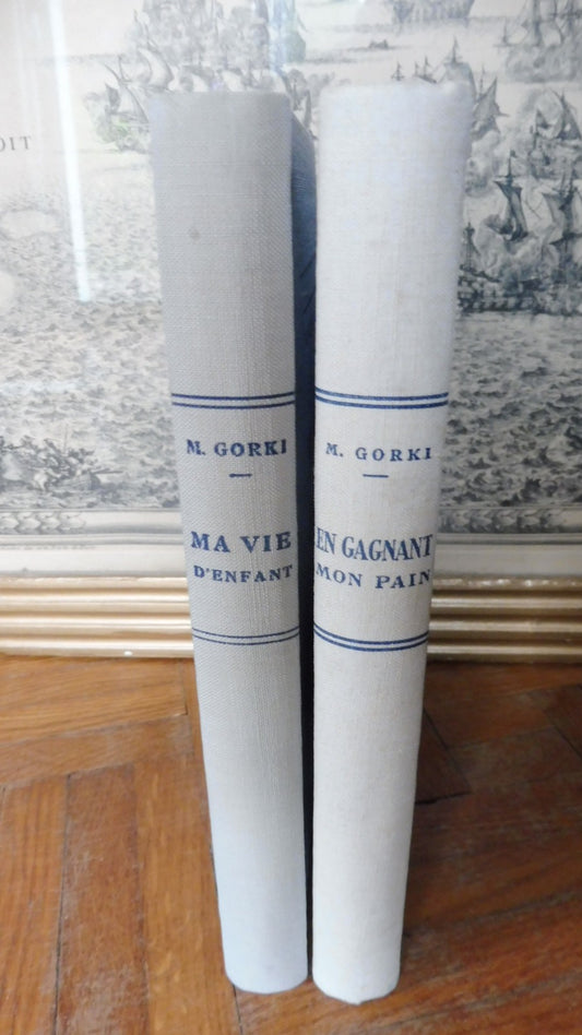 En gagnant mon Pain. Ma vie d'enfant (Maxime Gorki) s.d. 2 vol.