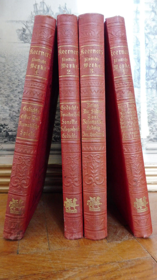 Körners sämtlische Werke (Theodor Körner) 4 vol.