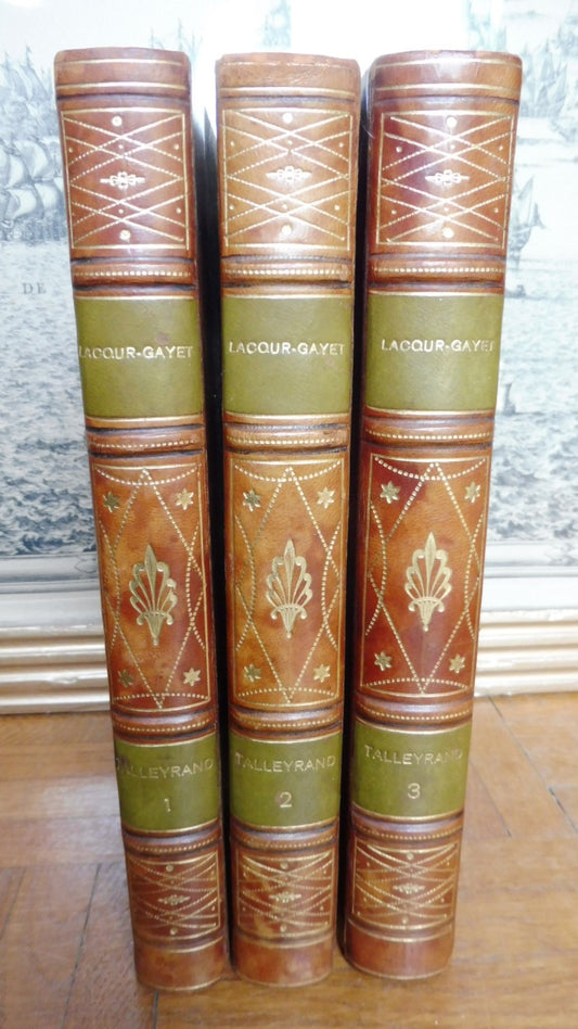 Talleyrand 1754-1838 (G. Lacour-Gayet) 1930 3 vol.