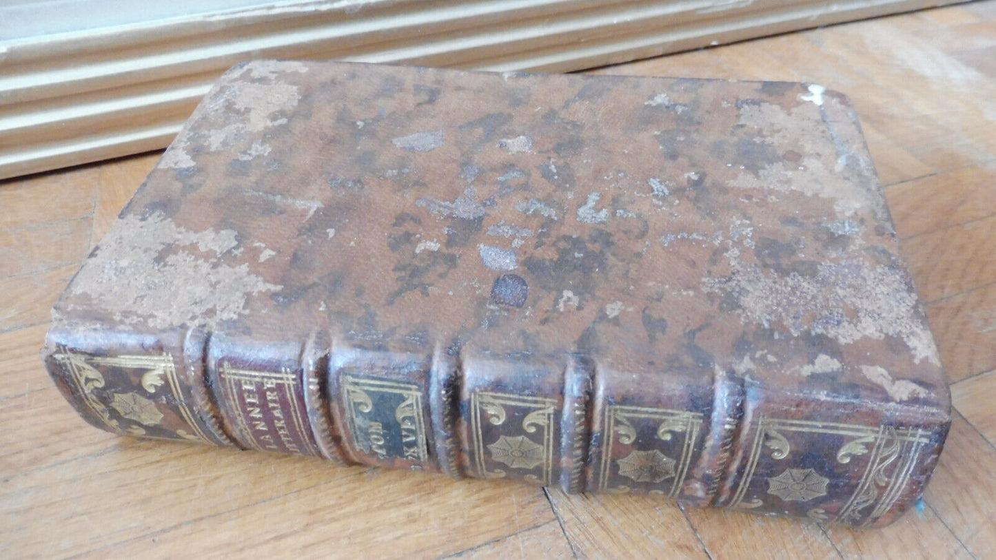 L'année littéraire. Année 1757. T.VIII+ Année 1758 t.I (Fréron) s.d.