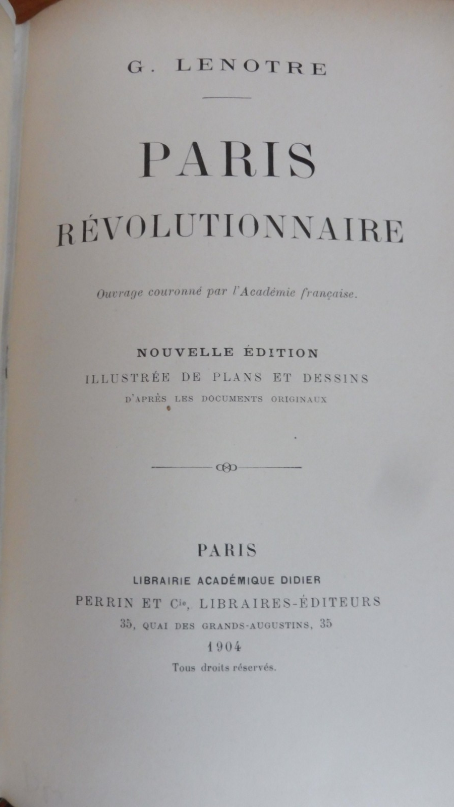 Paris révolutionnaire (Lenotre) 1904